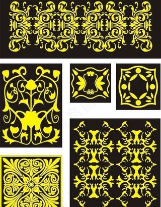 欧式古典花纹图片