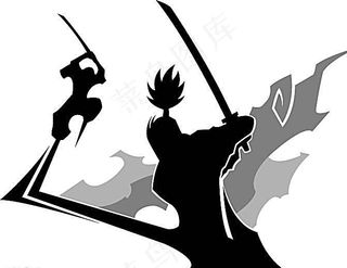 侍 日本动漫素材图片