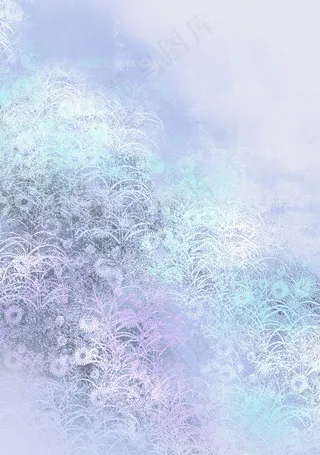雪从底纹花纹素材