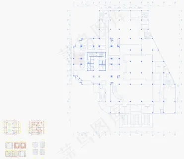 小餐厅平顶立面图