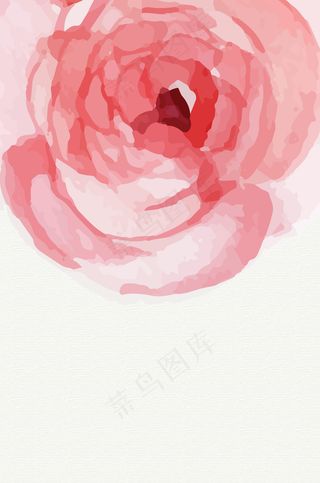 手绘玫瑰花纹底纹高清背景矢量图