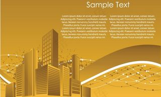 城市建筑卡片图片