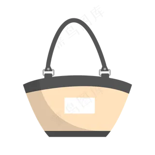 浅黄色女士单肩包插画浅黄色女士单肩包插画