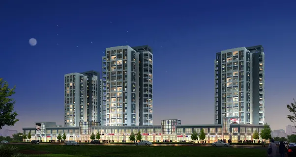 鼎泰翠峰园夜景透视图片