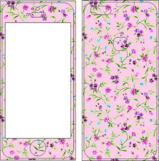 iphone6彩绘碎花保护膜