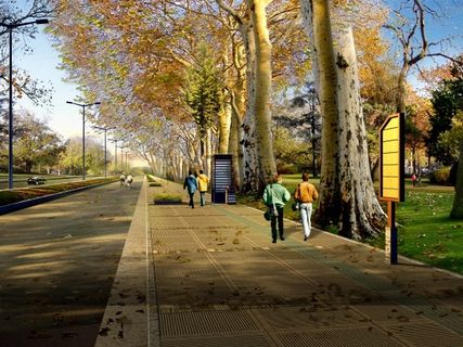 城市街景设计PSD分层素材