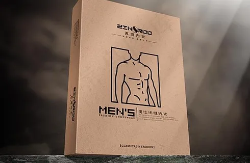 高分辨率内衣包装设计效果图(分层可...