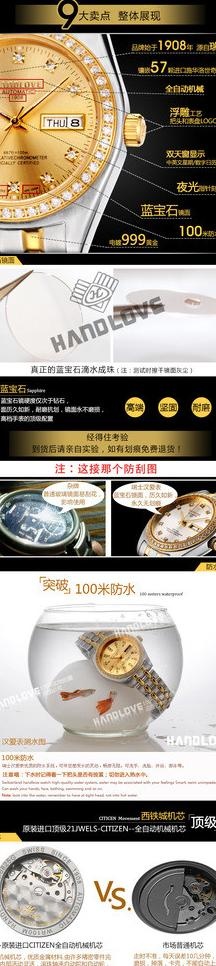 手表卖点展示图图片