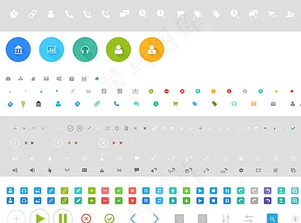 后台WEB ICON 图标设计图片