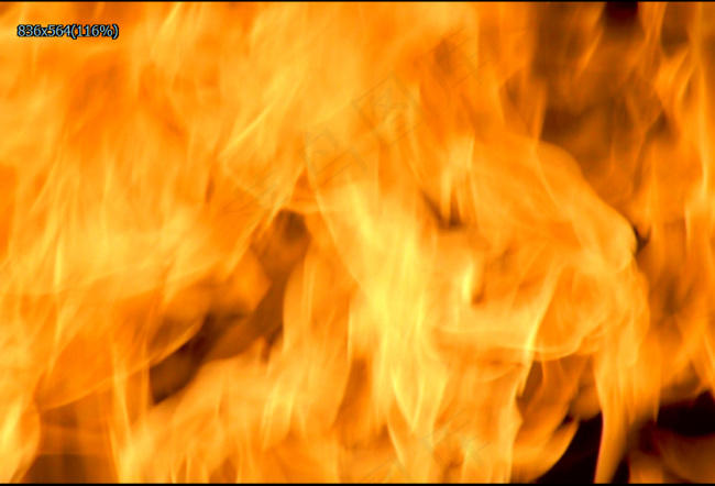 黄色火焰视频素材下载