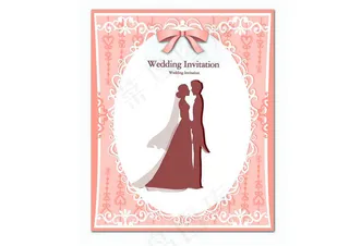 婚礼邀请函模板婚礼贺卡
