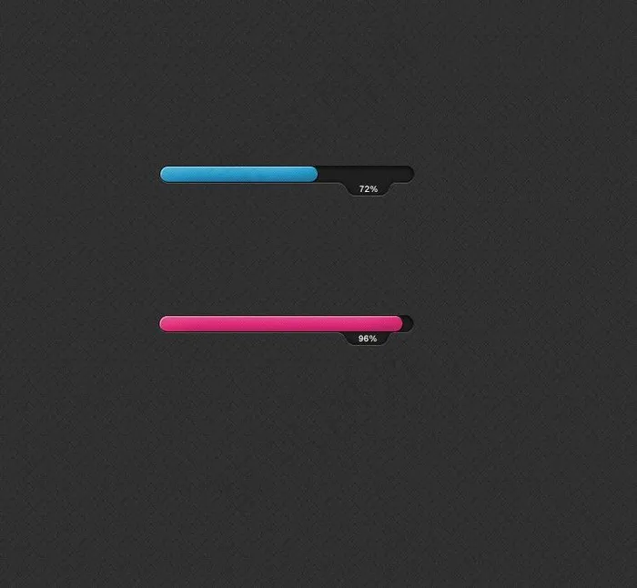 播放器进度条图片psd模版下载