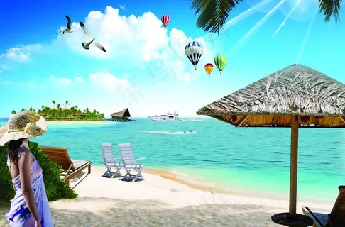 海滩风景图片 海滩风景图片