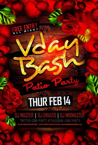 情人节LOVE 海报