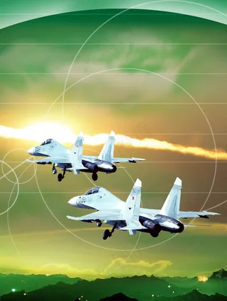 部队素材--飞机组合图片