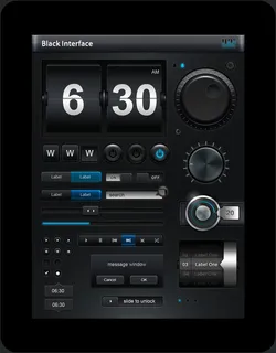 播放器界面ui设计psd素材