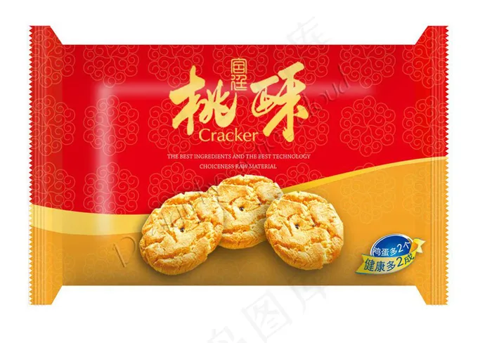 桃酥包装图片模板下载cdr矢量模版下载