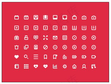 手机app icon素材 矢量图 ...