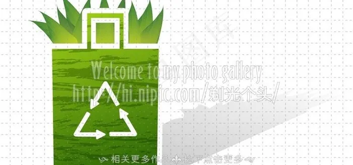 环保手提袋图片eps,ai矢量模版下载