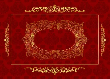 欧式红色背景