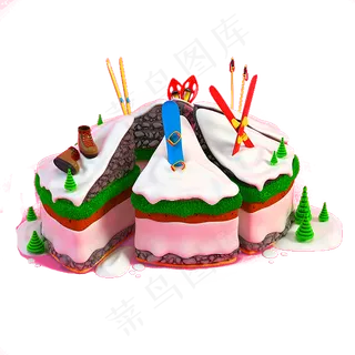 C4D创意艺术立体儿童玩具PNG素...