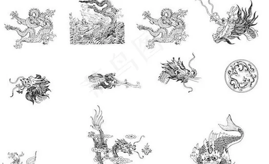 龙纹素材