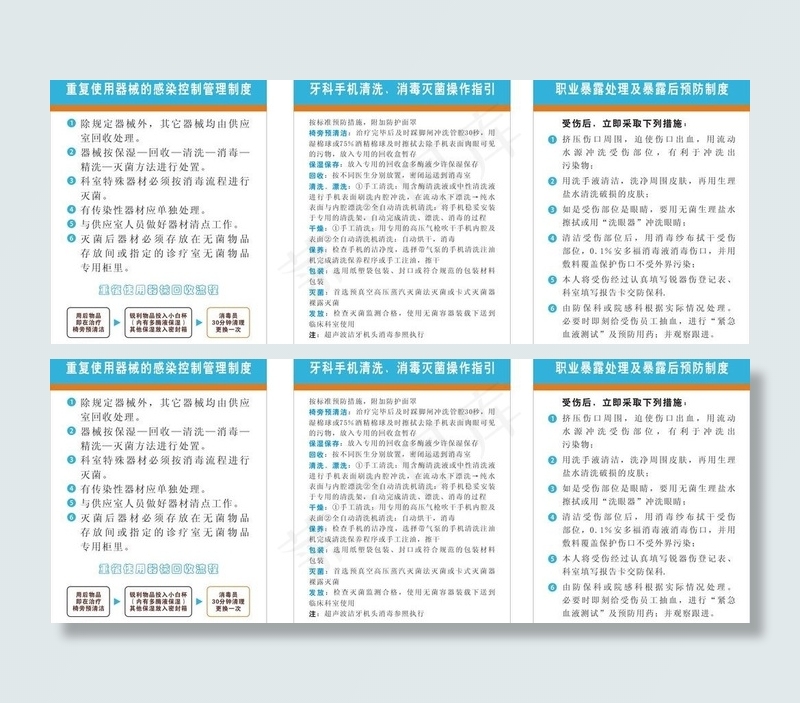 医院制度牌图片cdr矢量模版下载