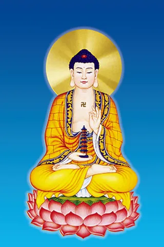 药师佛蓝底
