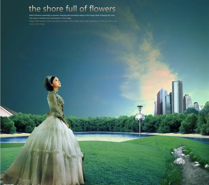 美女自然高贵房地产图片(2912X2756(DPI:200))psd模版下载