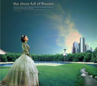 美女自然高贵房地产图片