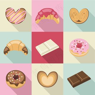 老式糖果和糕点