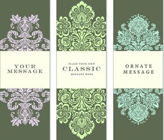 复古华丽装饰花纹背景图片