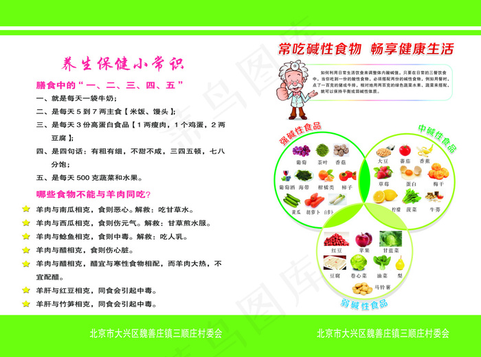 健康宣传折页psd模版下载