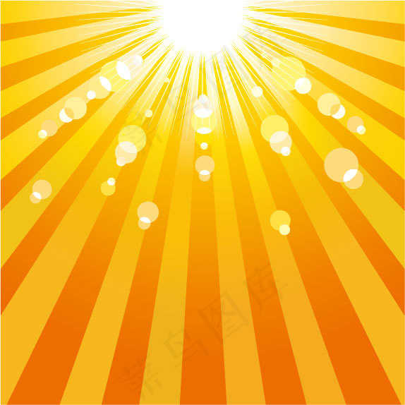 橙色射线背景图