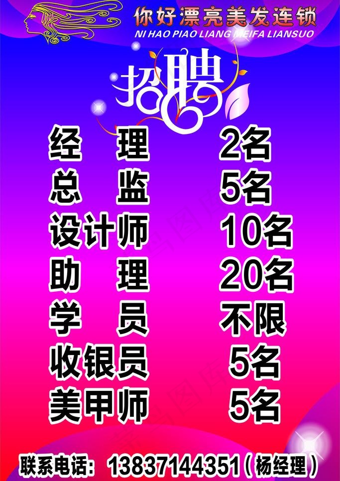 招聘图片cdr矢量模版下载