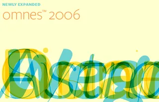 9款Omnes系列英文字体 正规字...