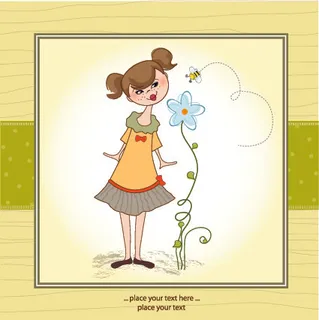 可爱的宝宝矢量集03