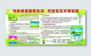节能减排健康生活 共建生态文明家园...