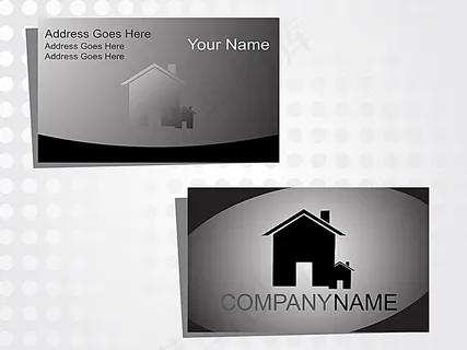 装饰公司名片模板