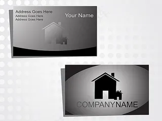 装饰公司名片模板