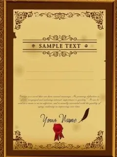 证书模板设计02矢量