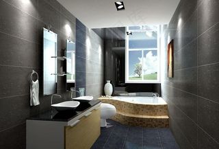 卫生间效果图图片