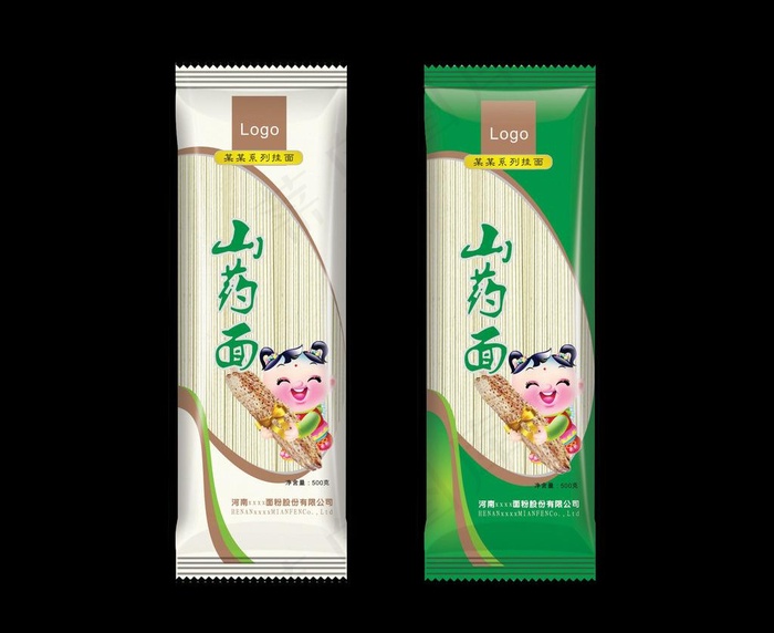 山药挂面包装图片