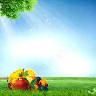 春季阳光明媚主图背景