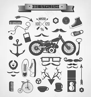 时尚男士主题图标