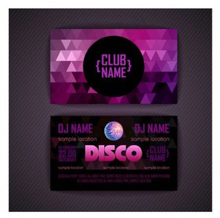 时尚炫酷名片设计矢量素材