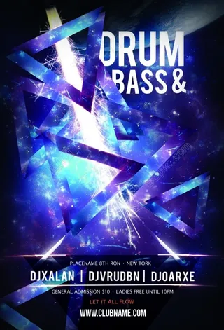 时尚DJ 动感派对海报