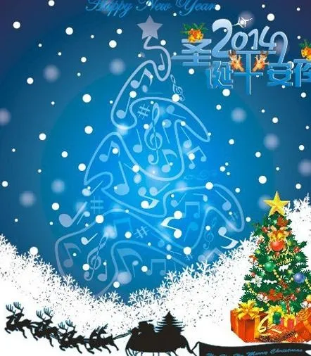 平安夜图片cdr矢量模版下载