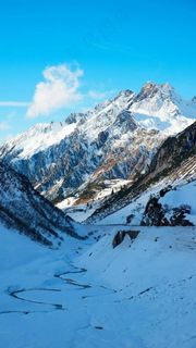 雪峰高清摄影图片 