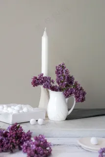 简约小清新文艺风插花静物摆拍背景